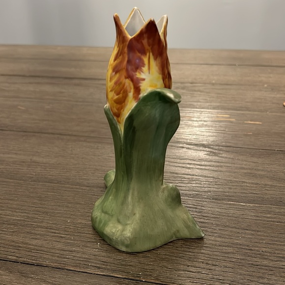 MCM tulip form vase unbranded artist signed - Picture 4 of 8